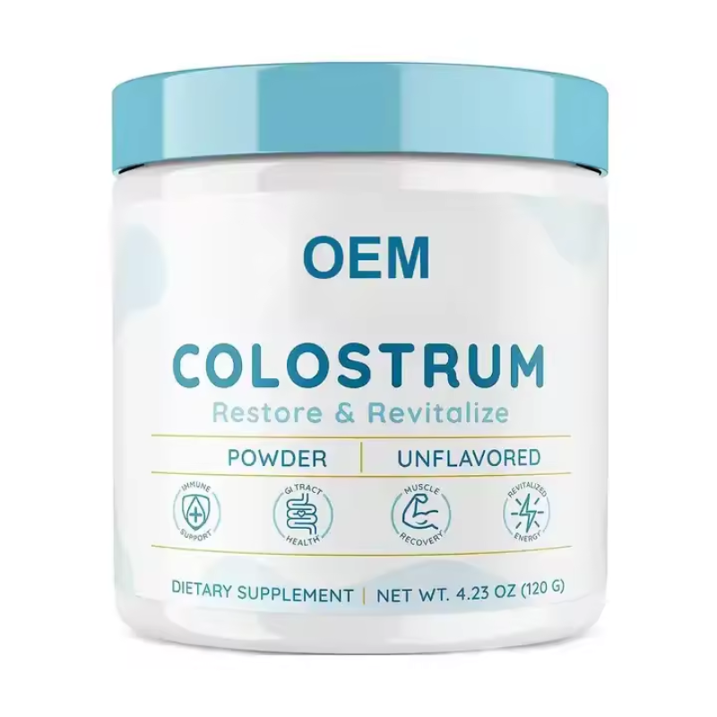 Cow Colostrum Powder High Concentration Pure Cow Colostrum Supplement for Gut Health Immune Support Muscle Recovery
