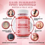 OEM  Hair Vitamins Biotin  with Vitamin C - Low Sugar Herbal Supplements for Hair and Skin for Adults