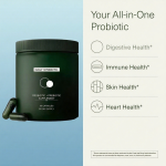 Synbiotic 2-in-1 Probiotic and Prebiotic Capsules for Immune Support and Skin Health 60 Caps OEM OBM Factory Supply