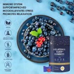 Melatonin 5-htp Magnesium Gummies Natural Sleep Relief for Adults and Children Better Sleep Relax Gummies Vitamins Type