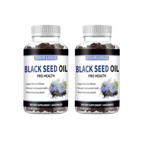 2000mg Premium Black Seed Oil Gummies with Thymoquinone Herbal Supplements for Immune and Joint Support Black Seed Oil Gummies
