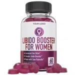Natural Libido Booster Gummies with Saw Palmetto Women Healthcare Supplement for Enhanced Vitality Hormonal Balance