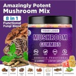 Cognitive Booster Gummies for Adults & Kids with Lions Mane Ashwagandha - Enhance Memory Focus Brain Supplement Nootropics