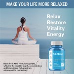 Organic Ashwagandha Root Extract Gummies - Stress Relief & Sleep Aid Supplement, Vegan Gummy Bears for Relax & Immune Support