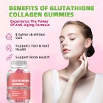 OEM Collagen Biotin Gummies with Vitamin C - Low Sugar Herbal Supplements ForWomen's Anti-Aging & Whitening