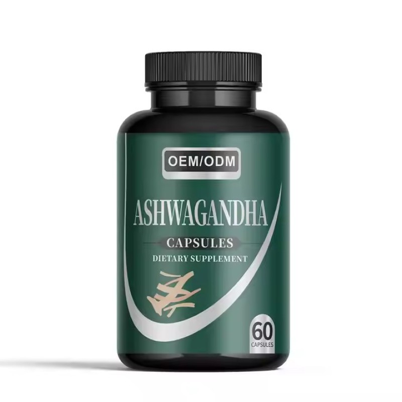 Ashwagandha Capsules for Women & Men Organic Ashwa for Energy Boost Improve Sleep Stress Relief & Mood Calm 60pcs