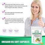 Adult Health Supplement Oregano Oil Soft Capsules Not for Pregnant Women Sterilization Antioxidant