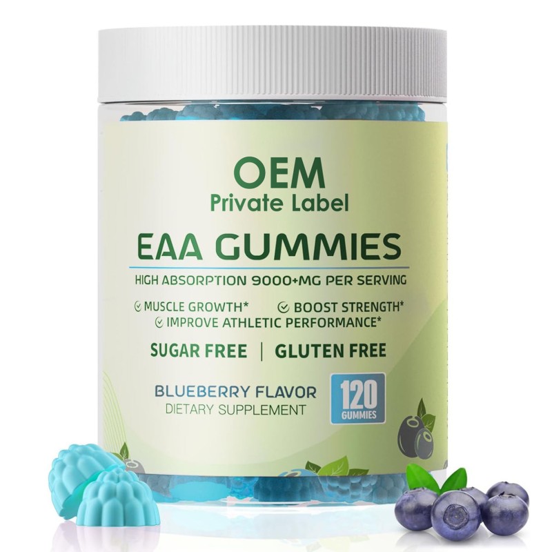 OEM Vegan Sugar-Free Creatine Monohydrate Gummies 5g for Energy Boost and Muscle Strength