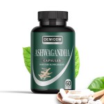 Organic Ashwagandha Capsules - Stress Relief & Mood Calm, Boost Energy & Improve Sleep