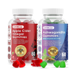 Private Label KSM-66 Ashwagandha Gummies with GABA for Sleep Support and Stress Relief Vegan Supplement