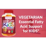 Pure Algae DHA Omega 3-6-9 Kids Gummies | Brain & Heart Health Support | Chewable Vitamin C Supplement for Children