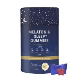 Melatonin 5-htp Magnesium Gummies Natural Sleep Relief for Adults and Children Better Sleep Relax Gummies Vitamins Type