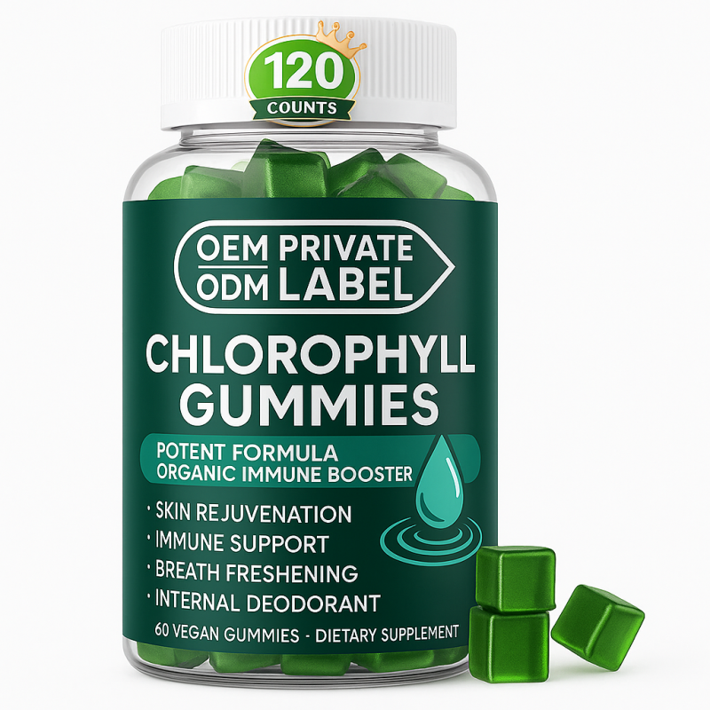 OEM Custom Label Mulberry Leaf Chlorophyll Gummies - Natural Eye Health Supplement