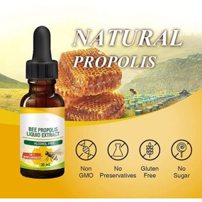 Propolis Extract   - High Purity Bee Propolis, Supports Immune Defense & Natural Antioxidant Protection