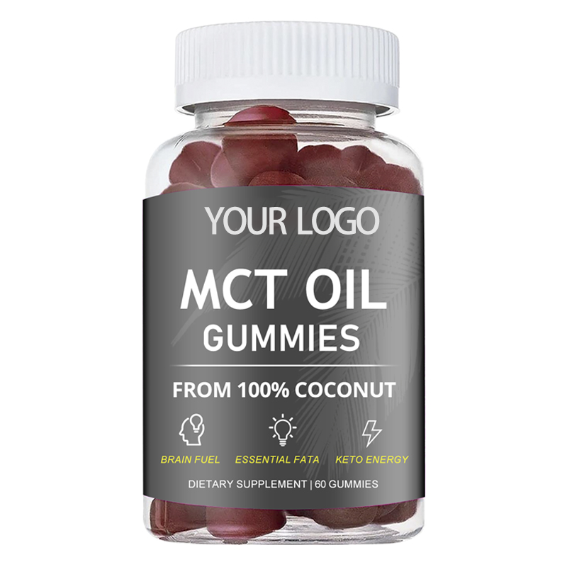 Custom Logo MCT Oil Gummies 3000mg - Brain & Keto Energy Booster, Fat Burning Supplement for Ketogenic Diet & Focus Support