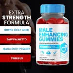 Male Enhancement Gummies with Maca Horny Goat Weed Saw Palmetto  Maximum Size Booster for Strength Stamina & Performance
