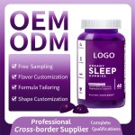 Vegan Sleep Gummies - Non-GMO & Gelatin-Free, Natural Botanicals & Vitamin D, Dietary Supplement