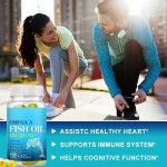 OLLI OEM/ODM Omega3 Fish Oil Triple Strength Pure Wild Natural Salmon Pangasius Fish Oil Care Supplement