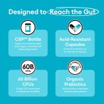 Probiotic Capsules 60 Billion CFU Probiotics Digestive Intestinal Health Probiotic Supplements for Men and Women