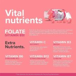 Prenatal Vitamin Gummy Supplement Inositol Vitamin B6 Folic Acid Supports Healthy Pregnancy