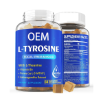 L Tyrosine L Theanine Ashwagandha Gummies for Stress Relief Mood Support Focus Boost Adults & Students Dietary Supplement