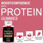 Whey Protein Gummies - Mixed Berry Flavour High Protein Per Serving No Sugar Vegetarian Convenient Whey Protein Supplement