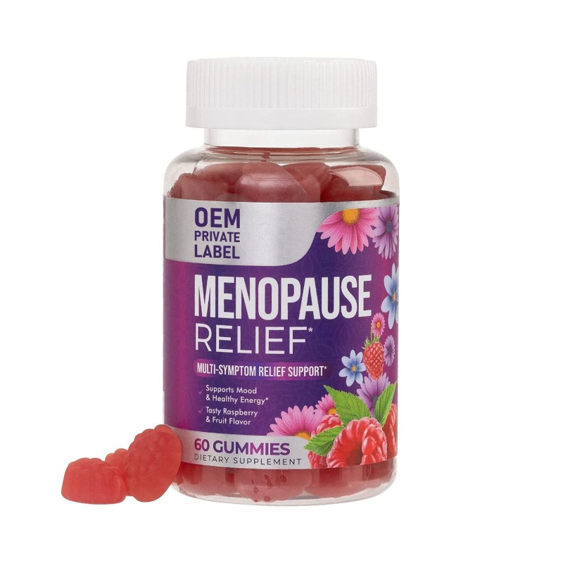 Women's Menopause Support Gummies with Maca Extract for Hot Flashes Relief and Hormone Balance - Vegan Vitamin Supplement