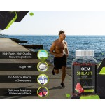 Organic Himalayan Shilajit Gummies with Fulvic Acid - Energy Booster & Mineral Supplement for Men