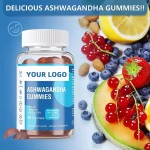 Oem Sugar Free Gummies Ashwagandha  Gummies Health Food Maca Ksm-66  Antistress Calm Gummies