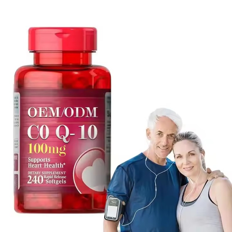 Vegetarian Coenzyme Q10 Gluten-Free Heart Health Vitamins Softgels Energy Production Soft Capsules