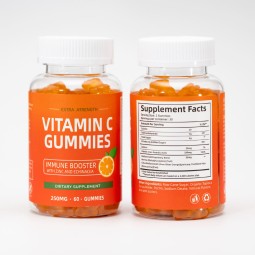 Premium Vitamin C Gummies for Adults - Antioxidant & Skin Brightening Supplement