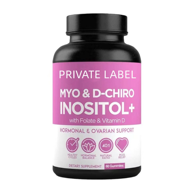 OEM/ODM Myo-Inositol & D-Chiro Inositol Gummies - Hormonal Balance, Fertility & Menstrual Support