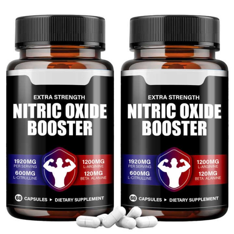 OEM Premium Nitric Oxide Supplement with L-Arginine & Maca Root - Extra Strength Muscle Support for Men