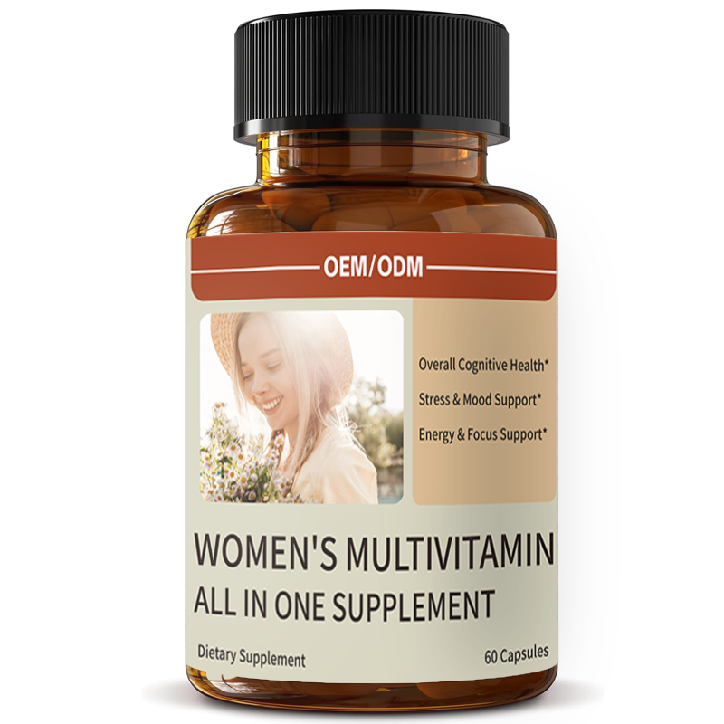 OEM Multivitamin Supplement for Women Manufacturer - Improve Energy Focus and Mood Multivitamin Capsules with Custom Formula