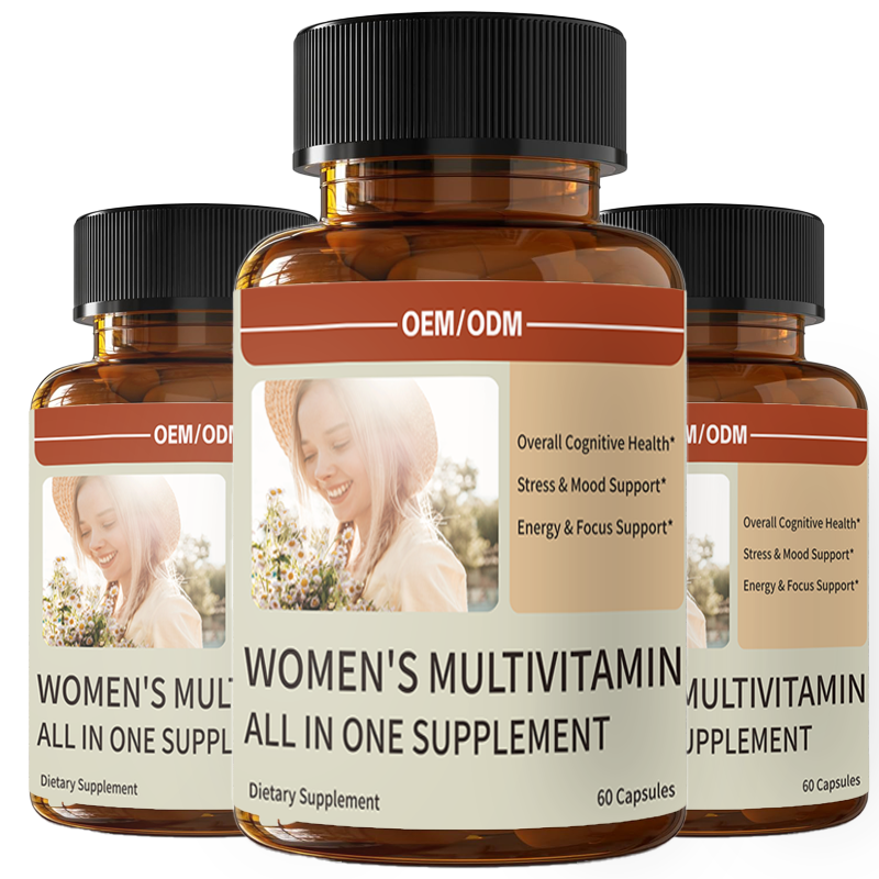 OEM Multivitamin Supplement for Women Manufacturer - Improve Energy Focus and Mood Multivitamin Capsules with Custom Formula