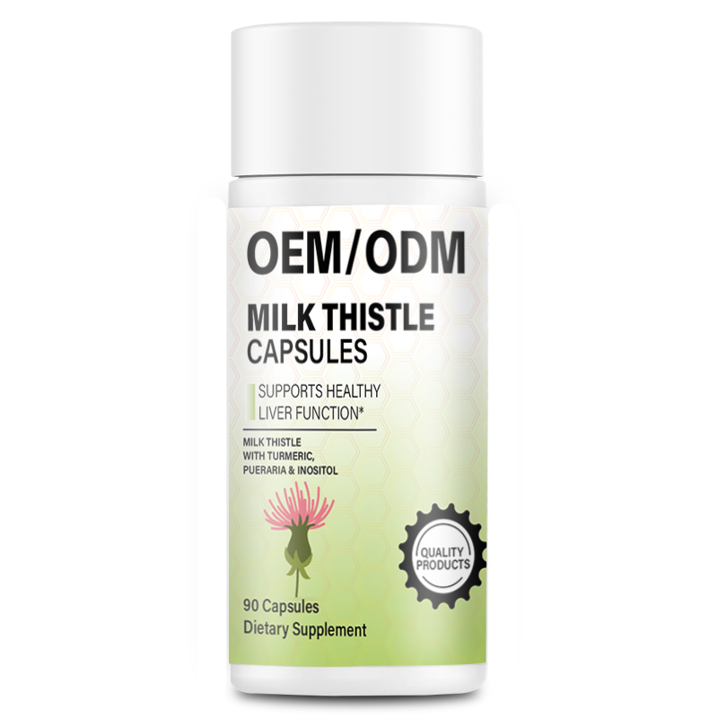 OEM Milk Thistle Extract Capsules Factory - Liver Detox Slimming Health Supplement Milk Thistle Softgels with Private Label