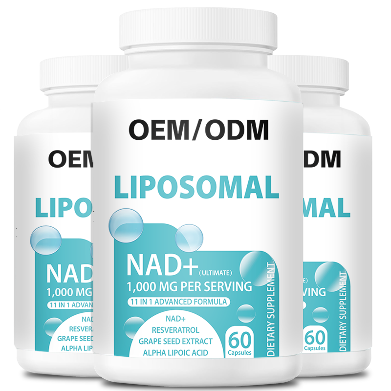 OEM High-Potency Liposomal NAD+ 1000mg Capsule Manufacturer - Liposomal NAD+ Dietary Supplement Max Absorption Healthcare