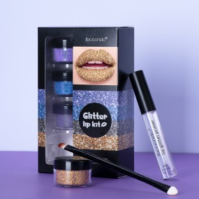 Lip Glitter Kit Manufacturer - 4 Colors High Pigmented Powder