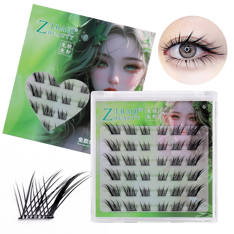 Pre Bond Eyelash Clusters Factory - Reusable D Curl No Glue