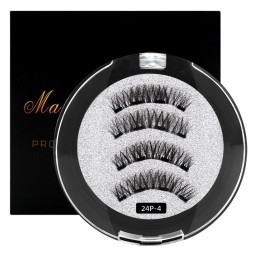 Magnetic Eyelashes Factory - Custom Logo 4 Magnets Handmade 3D