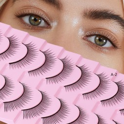 Acrylic 3D Eyelashes Factory - 10 Pairs 14mm Natural Soft Volume