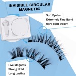 Magnetic Eyelash Set Factory - 2 Pairs Customize With Mirror Clip