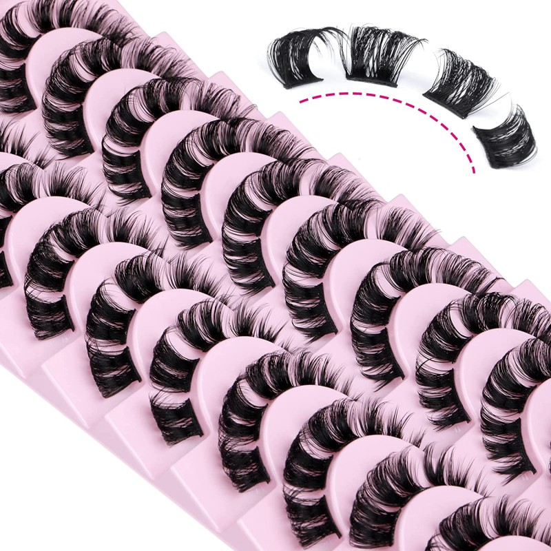 DIY Mink Cluster Lash Kit Supplier - Wide Thin Band Pre Cut