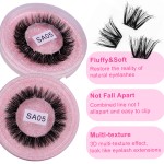 DIY Cluster Lash Kit Supplier - Portable D Curl Precut Segmented