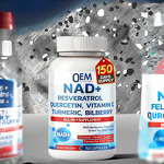 NAD+ Resveratrol Supplement - Berberine, Vitamin D3 & Green Tea for Cellular Health Support