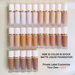 Glass Bottle Manufacturer - Private Label Full Coverage Liquid Makeup Foundation