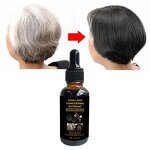 Hair Serum Oil Manufacturer - Organic Anti-Grey Treatment for White to Black Hair Custom Private Label