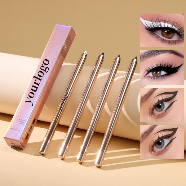 Automatic Rotating Eyeliner Pen Manufacturer - Waterproof Gel Formula for Vegetarian Use