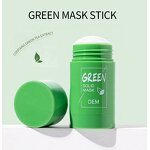 Mask Stick Manufacturer - Green Tea Acne Mud Mask for Cleansing and Whitening