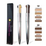 4 in 1 Brow Pencil Manufacturer - Private Label Makeup Pen with Highlighter & Eyeliner